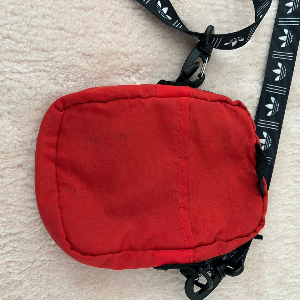 Adidas Red Belt Bag with Black Strap - Picture 2 of 4